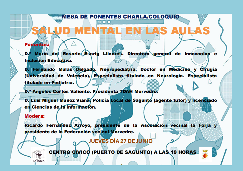 cartel salud mental aulas